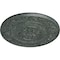 Ekena Millwork Milan Ceiling Medallion, Hand-Painted Athenian Green Crackle, 47 5/8"OD x 2 3/4"P CM47MIAGC - alternate 3